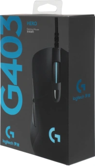 Мышь Logitech G403 Hero черный оптическая 25600dpi USB 5but (910-005636) - купить недорого с доставкой в интернет-магазине