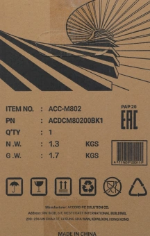 Корпус Accord ACC-M802 черный без БП mATX 1x80mm 1x92mm 1x120mm 1xUSB2.0 1xUSB3.0 audio bott PSU - купить недорого с доставкой в интернет-магазине