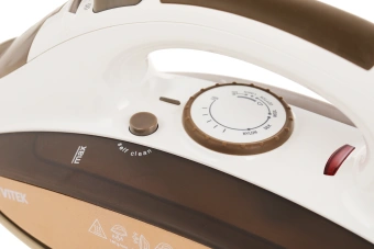 Утюг Vitek VT-1209 2400Вт коричневый - купить недорого с доставкой в интернет-магазине