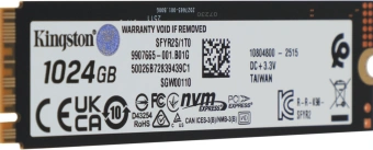 Накопитель SSD Kingston PCIe 5.0 x4 1TB SFYR2S/1T0 Fury Renegade M.2 2280 - купить недорого с доставкой в интернет-магазине