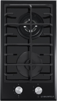 Газовая варочная поверхность Maunfeld EGHG.32.63CB/G черный - купить недорого с доставкой в интернет-магазине