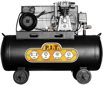 Компрессор поршневой P.I.T. PAC100-C1 безмасляный 370л/мин 100л 2500Вт - купить недорого с доставкой в интернет-магазине