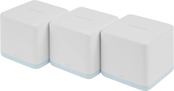 Бесшовный Mesh роутер Mercusys Halo H30(3-pack) AC1200 10/100BASE-TX компл.:устройство/крепления/адаптер белый (упак.:3шт) - купить недорого с доставкой в интернет-магазине