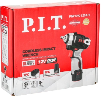 Гайковерт P.I.T. PIW12K-120A/1 аккум. патрон:квад.3/8" - купить недорого с доставкой в интернет-магазине