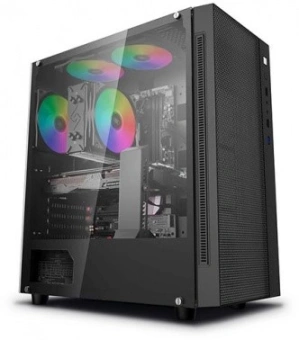 ПК IRU Game 520B5G TWR Ryzen 5 5600 (3.5) 16Gb SSD512Gb RX 6600 8Gb FreeDOS GbitEth 650W черный (2061477) - купить недорого с доставкой в интернет-магазине