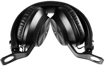 Гарнитура накладные Sven AP-B630MV 1м черный беспроводные bluetooth оголовье (SV-019303) - купить недорого с доставкой в интернет-магазине