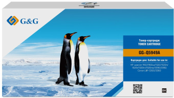 Картридж лазерный G&G GG-Q5949X черный (6000стр.) для HP LJ 1160/1320/3390/3392 - купить недорого с доставкой в интернет-магазине