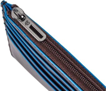 Чехол для кредитных карт Piquadro Blue Square PU1243B2R/MO коричневый натур.кожа - купить недорого с доставкой в интернет-магазине