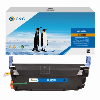 Картридж лазерный G&G GG-C9730A C9730A черный (13000стр.) для HP CLJ 5500/5500n/5500dn/5500hdn/5500dtn/5550/5550n/5550dtn/5550hdn - купить недорого с доставкой в интернет-магазине