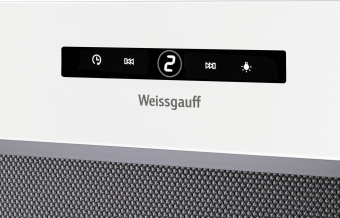 Вытяжка встраиваемая Weissgauff BOX 1200 WH белый управление: сенсорное (1 мотор) - купить недорого с доставкой в интернет-магазине