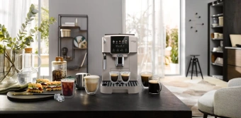 Кофемашина Delonghi Magnifica Start ECAM220.50.BG 1450Вт бежевый/серебристый - купить недорого с доставкой в интернет-магазине