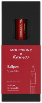 Ручка шариков. Moleskine Kaweco (KAWBALLPENRED) красный d=1мм син. черн. подар.кор. - купить недорого с доставкой в интернет-магазине