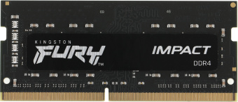 Память DDR4 8GB 3200MHz Kingston KF432S20IB/8 Fury Impact RTL PC4-25600 CL20 SO-DIMM 260-pin 1.2В single rank Ret - купить недорого с доставкой в интернет-магазине
