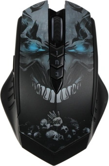 Мышь A4Tech Bloody R80 Plus Skull черный/рисунок оптическая 5000dpi беспров. USB 7but (R80 PLUS (SKULL)) - купить недорого с доставкой в интернет-магазине