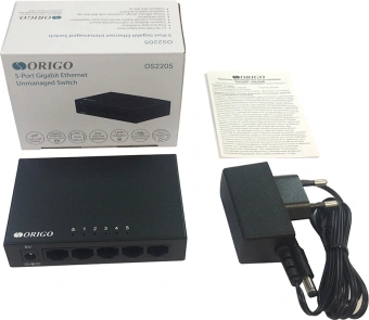 Коммутатор Origo OS2205 OS2205/A2A 5x1Гбит/с неуправляемый - купить недорого с доставкой в интернет-магазине