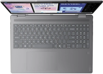 Ноутбук Lenovo Yoga 7 16ILL10 Core Ultra 7 256V 16Gb SSD1Tb Intel Arc 140V 16" OLED Touch 2.8K (2880x1800) без ОС grey WiFi BT Cam (83JT0028RK) - купить недорого с доставкой в интернет-магазине