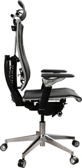 Кресло руководителя эргономичное Метта Yoga Spine Triumph B2 (Черный CC.50.15.13A) черный сиденье черный сет./экокожа с подголов. крестов.5-луч. металл хром - купить недорого с доставкой в интернет-магазине