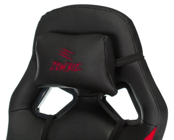 Кресло игровое Zombie Driver черный/красный экокожа с подголов. крестов. пластик - купить недорого с доставкой в интернет-магазине