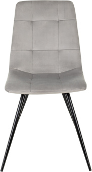 Стул для дома Бюрократ CH-K1_4 комплект 4шт св.серый Holland 09 металл черный на ножках (CH-K1_1/HL09_4) - купить недорого с доставкой в интернет-магазине