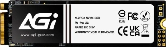 Накопитель SSD AGi PCIe 3.0 x4 256GB AGI256G66AI198 AI198 M.2 2280 - купить недорого с доставкой в интернет-магазине
