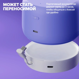 Умная колонка Yandex Станция Лайт 2 Алиса графитовый 6W 1.0 BT/Wi-Fi 10м (YNDX-00026GRY) - купить недорого с доставкой в интернет-магазине