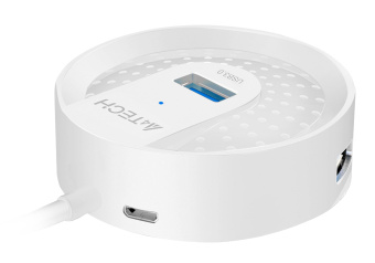 Разветвитель USB 3.0 A4Tech HUB-30 4порт. белый - купить недорого с доставкой в интернет-магазине