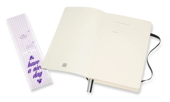 Блокнот Moleskine CLASSIC SOFT EXPENDED QP617EXP Large 130х210мм 400стр. клетка мягкая обложка черный - купить недорого с доставкой в интернет-магазине