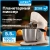 Миксер планетарный Vitek VT-PM0331 1800Вт кремовый/оранжевый - купить недорого с доставкой в интернет-магазине