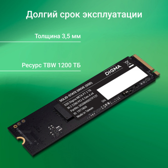 Накопитель SSD Digma PCIe 4.0 x4 2TB DGSM4002TP73T Meta P7 M.2 2280 - купить недорого с доставкой в интернет-магазине