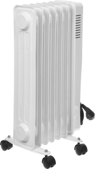 Радиатор масляный Ballu Classic BOH/CL-07WRN 1500Вт белый/черный - купить недорого с доставкой в интернет-магазине