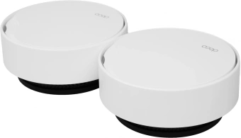 Бесшовный Mesh роутер TP-Link Deco X50-PoE (DECO X50-POE(2-PACK)) AX3000 1000/2500BASE-T белый (упак.:2шт) - купить недорого с доставкой в интернет-магазине