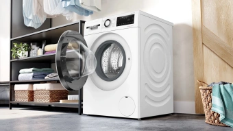 Стиральная машина Bosch Serie 6 WNG2540LSN пан.англ. загр.фронтальная макс.:10.5кг (с сушкой) белый - купить недорого с доставкой в интернет-магазине