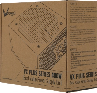 Блок питания Formula ATX 400W AC VX PLUS (20+4pin) 120mm fan 2xSATA RTL - купить недорого с доставкой в интернет-магазине