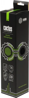 Коврик для мыши Cactus Black черный 400x300x3мм (CS-MPC-PRO01XL) - купить недорого с доставкой в интернет-магазине