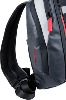Рюкзак слинг Piquadro Urban CA6801UB00/GRN серый/черный натур.кожа - купить недорого с доставкой в интернет-магазине
