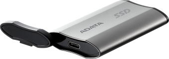 Накопитель SSD A-Data USB-C 4TB SD810-4000G-CSG SD810 1.8" серый - купить недорого с доставкой в интернет-магазине
