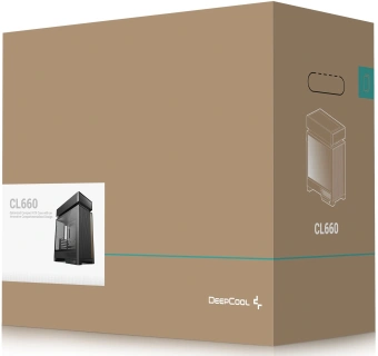 Корпус Deepcool CL660 черный без БП ATX 2x120mm 2xUSB3.0 audio bott PSU - купить недорого с доставкой в интернет-магазине