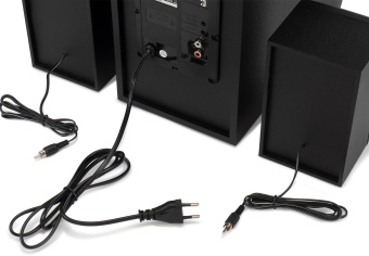 Микросистема Hyundai H-MS1403 черный 60Вт FM USB BT SD - купить недорого с доставкой в интернет-магазине