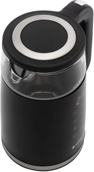 Чайник электрический Vitek VT-8827 1.7л. 2200Вт черный корпус: стекло/металл - купить недорого с доставкой в интернет-магазине