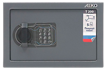 Сейф мебельный Aiko T 200 EL 200x310x200мм электронный (S10399211214) - купить недорого с доставкой в интернет-магазине