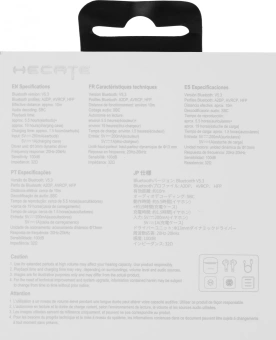 Наушники с микрофоном Edifier GM3 Plus черный вкладыши BT в ушной раковине - купить недорого с доставкой в интернет-магазине