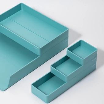 Органайзер настольный Deli ENS001GREEN Nusign зеленый пластик - купить недорого с доставкой в интернет-магазине