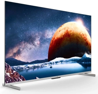 Телевизор QLED Digma Pro 55" Mini LED 55Q Google TV Frameless серебристый 4K Ultra HD 144Hz MEMC DVB-T DVB-T2 DVB-C DVB-S DVB-S2 USB WiFi Smart TV - купить недорого с доставкой в интернет-магазине