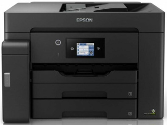 МФУ струйный Epson M15140 (C11CJ41404/ C11CJ41402) A3+ Duplex Net WiFi USB черный - купить недорого с доставкой в интернет-магазине