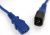 Шнур питания Hyperline PWC-IEC13-IEC14-1.8-BL C13-С14 проводник.:3x0.75мм2 1.8м 250В 10А (упак.:1шт) синий - купить недорого с доставкой в интернет-магазине