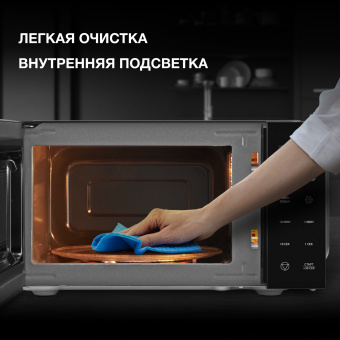 Микроволновая Печь Hyundai HYM-D3030 20л. 700Вт черный - купить недорого с доставкой в интернет-магазине