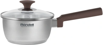 Ковш Rondell Coffee Bean RDS-1643 1.3л. d=16см (с крышкой) стальной - купить недорого с доставкой в интернет-магазине