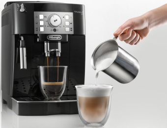 Кофемашина Delonghi Magnifica ECAM22.114.B 1450Вт черный - купить недорого с доставкой в интернет-магазине