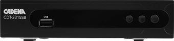 Ресивер DVB-T2 Cadena CDT-2315SB черный - купить недорого с доставкой в интернет-магазине