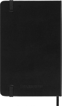 Еженедельник Moleskine CLASSIC WKLY VERTICAL Pocket 90x140мм 144стр. черный - купить недорого с доставкой в интернет-магазине